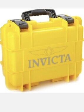 Invicta 8 Slot Yellow Plastic Watch Case